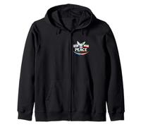 Peace Without Borders Israel & Iran Peace Dove Classic Zip Hoodie