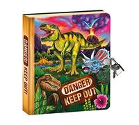 Peaceable Kingdom Lock & Key Diary - Dinosaur Glow in the Dark