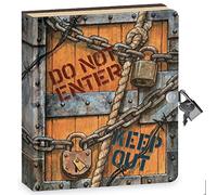 Peaceable Kingdom Lock & Key Diary - Keep Out