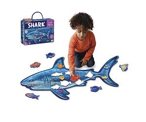 Peaceable Kingdom Shiny Shark Floor Puzzle