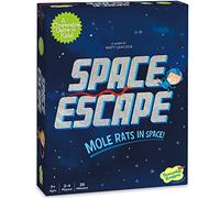 Peaceable Kingdom Space Escape | A cooperative game in which players work together to win together. Includes 1 game board and 51 cards. Age 7+.