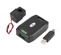 PEACEFAIR 100A Multi-function Meter Voltage Current Power Factor Frequency Energy Tester physical parameters(1*Meter+ 1*open type CT+ 1*USB to 485)