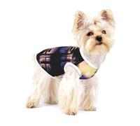 Peaceful Dawn Small Cotton Dog Vest L - Breathable, Comfortable, Stylish Apparel for Pets
