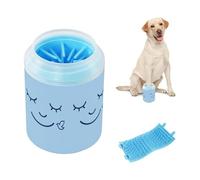 Peaceful Dove Look (1) Portable Pet Foot Paws Washer with Soft Silicone Brush Feet Grooming Supplies for Small & Medium Dogs