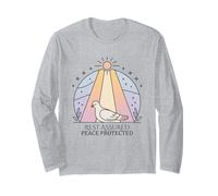 Peaceful Dove - Rest Assured, Peace Protected Long Sleeve T-Shirt