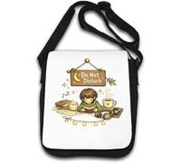 Peaceful Evening Alone Reading Book Shoulder Bag White