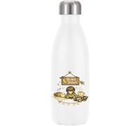 Peaceful Evening Alone Reading Book Vacuum Insulated Thermal Water Bottle White