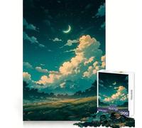Peaceful Evening Jigsaw Puzzles for Teenagers 1000 Pieces Think Toy Soothing Fun Clean Cut Art Collectible (38x26cm)