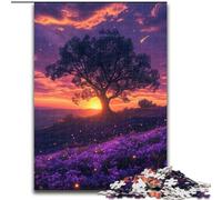 Peaceful Evening Sunset Jigsaw Puzzles for Teenagers 1000 Pieces, for Educational Game Challenge Toy Birthday Present, Gifts, Wall Art (50x75cm)