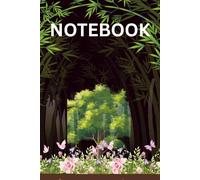 PEACEFUL JUNGLE THEME DESIGN NOTEBOOK: Calm & Inspiring Writing Pad with a Serene Jungle Themed Design Notepad Journal - 6 X 9 INCHES - 150 PAGES