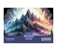 “Peaceful Moments” 1000-Pc Jigsaw for Relaxation - A Calming Puzzle for Adults And Artistic Children. Features A Serene Watercolor Painting Style And Premium Quality.