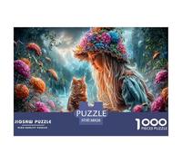 “Peaceful Moments” 1000-Pc Jigsaw for Relaxation - A Calming Puzzle for Adults And Artistic Children. Features A Serene Watercolor Painting Style And Premium Quality.