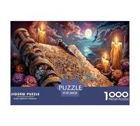 “Peaceful Moments” 1000-Pc Jigsaw for Relaxation - A Calming Puzzle for Adults And Artistic Children. Features A Serene Watercolor Painting Style And Premium Quality.