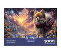 “Peaceful Moments” 1000-Pc Jigsaw for Relaxation - A Calming Puzzle for Adults And Artistic Children. Features A Serene Watercolor Painting Style And Premium Quality.