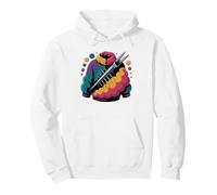 Peaceful Needle Felting Scene Wool Roving Foam Pad Art Fiber Pullover Hoodie