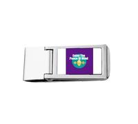Peaceful Night Dreams Art Deco Fashion Slim Money Clip Stainless Holder Pocket Wallet