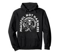 Peaceful, Not Harmless | Grim Reaper Patriots & Republicans Pullover Hoodie