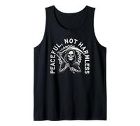 Peaceful, Not Harmless - Grim Reaper Patriots & Republicans Tank Top