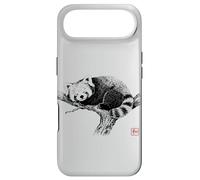 Peaceful Red Panda with 'Wa' Seal - Minimal Zen Art Case for iPhone Air