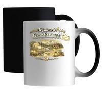 Peaceful Remote Living with Nature Ceramic Magic Mug White
