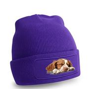 Peaceful Resting Dog Beanie Spaniel Dog Lovers Pet Animals Birthday Gift For Him And Her O/S