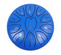 Peaceful Retreat - 6" Chakra Rain Drum, 11 Chords to Enjoy Nature's Calm(Blue)