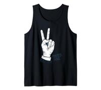 Peaceful Soul Nature Inspired Aesthetic Graphic Peace Symbol Tank Top