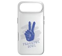 Peaceful Soul Peace Hand Retro Style Positive Vibe Graphic Case for iPhone Air
