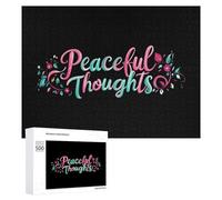 Peaceful Thoughts Adults Wooden Jigsaw Puzzles 1000/500/300 Piece Personalised Customized Gifts