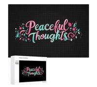 Peaceful Thoughts Adults Wooden Jigsaw Puzzles 1000/500/300 Piece Personalised Customized Gifts
