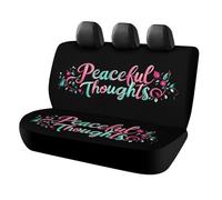 Peaceful Thoughts Car Back Seat Covers Truck Seats Protective Case Funny Auto Interior Accessories