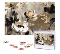 Peaceful Watercolor Painting Wooden Puzzles 1000 Pieces Personalized Jigsaw Puzzle For Adults Interesting Custom Photo Puzzles Gift For Holiday Birthday Wedding Anniversay