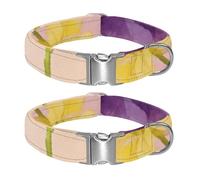 Peaceful Years Adjustable Pet Collar for Small Medium Large Dogs & Cats, Reflective Strip for Night Safety, Soft Comfort Pad