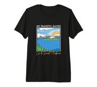 Peacefulness at Lac de Saint-Pardoux Premium T-Shirt