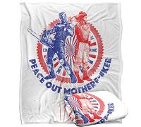 PEACEMAKER Blanket, 152 x 127 cm The Vigilante Peace Stamp Silky Touch Super Soft Throw Blanket