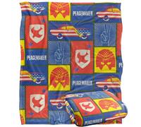 Peacemaker Patchwork Blanket Multicoloured (One Size)