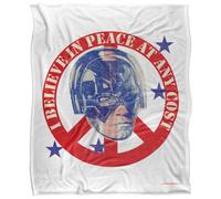 Peacemaker Peace At Any Cost Blanket Multicoloured (36In X 58In)