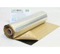 PeaceMAT Van Sound Deadening Treatment Butyl Aluminium Mat, Sound Dampening Van Conversion Roll, 4M X 0.5M
