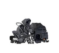 Peach 7 All-Terrain Storm Pushchair - Double 360 Car Seat Bundle