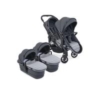 Peach 7 Truffle Pushchair and Carrycot - Twin
