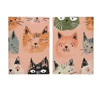 Peach And Green Passport Holder, ID Card Protector Case Passport Holder with Slot Passports Travel Wallet Document Cover for Women And Men