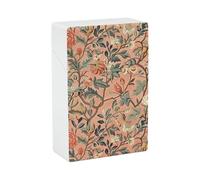 Peach And Orange Style Cigarette Case, Plastic Waterproof Shockproof, Airtight Push Open Cigarette Box, Capacity King Size Cigarette Holder, Portable Cigarette Container for Outdoor Travel Camping Off