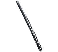 Peach Binding Combs 8mm, 45 A4 sheets, black