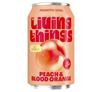 Peach & Blood Orange Prebiotic Probiotic Soda