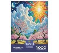 Peach Blossom 1000 Piece Jigsaw Puzzle For Adults Educational Games Stress Relief Puzzle Cultivate The Spirit of Teamwork for Adults And Kids, Age 12 Years Up 38x26cm/1000pcs