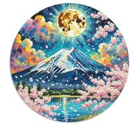 Peach Blossom 1000 Pieces Jigsaw Puzzles For Adults Educational Games Stress Relieving Entertainment Cultivate The Spirit of Teamwork for Family Decorations 1000pcs (67.5x67.5cm)