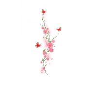 Peach Blossom Butterfly Temporary Tattoo Sticker For Beautiful Arm