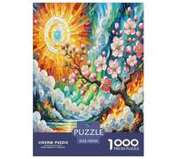 Peach Blossom Puzzle 1000 Piece Jigsaw Adults Kids Puzzles Games Home Decoration Inspirational Games Educational Reliever Difficult 1000pcs70x50cm/1000pcs