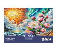 Peach Blossom Puzzle 1000Pc Jigsaw Adults Kids Puzzles Creative Challenge Games Home Decoration Inspirational Games Educational 1000pcs 70x50cm/1000pcs