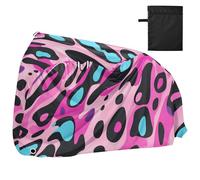 Peach Blue Leopard Print Waterproof Bike Covers with Lock Holes Indoor Outdoor Storage Mountain Bike Cover Fits for Most protectores para bicicletas